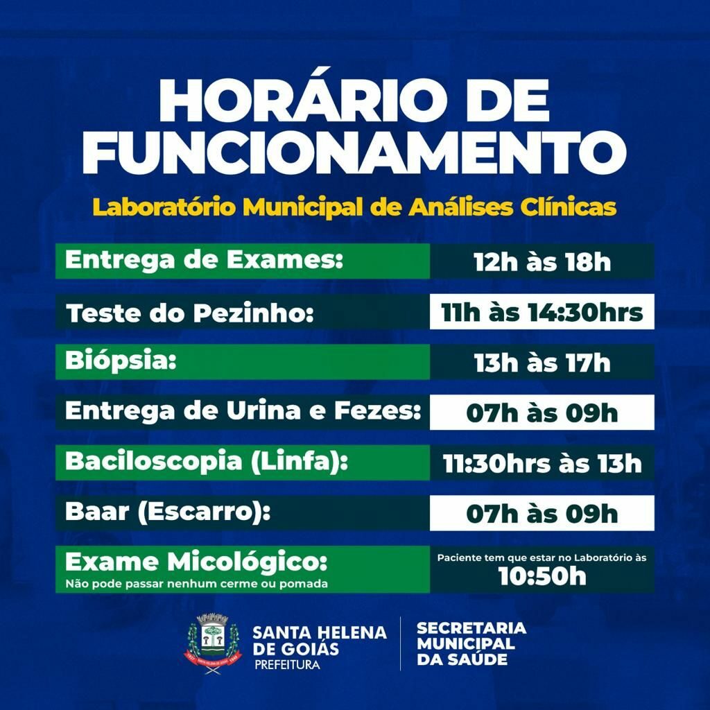 Resultado de exames do laboratório pode ser retirado pela internet, Secretaria Municipal da Saúde